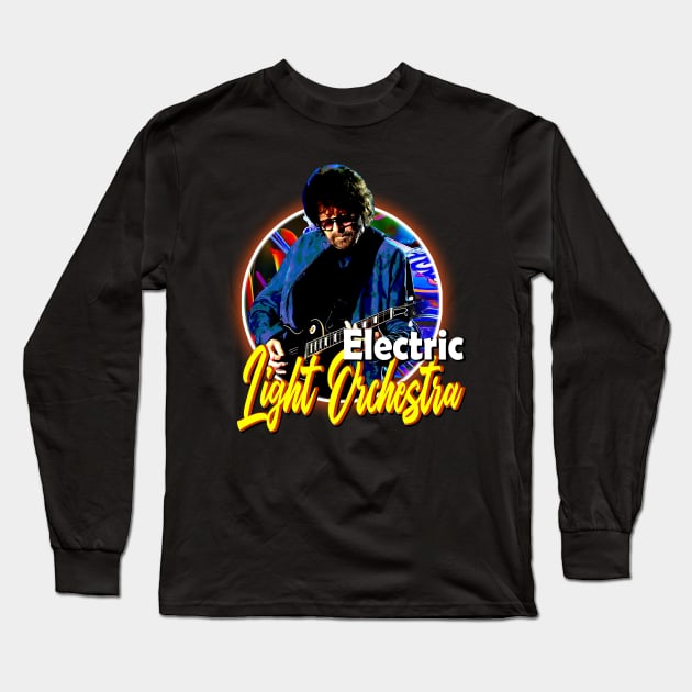 Out of the Blue Light Orchestra Band T-Shirts, Turn Your Wardrobe into a Musical Odyssey Long Sleeve T-Shirt by Femme Fantastique